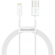 Дата кабель Baseus Superior Series Fast Charging Lightning Cable 2.4A (1m) (CALYS-A) Білий