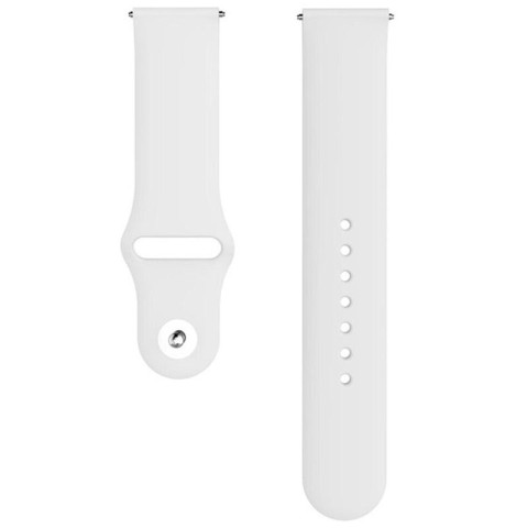 Силіконовий ремінець Sport для Smart Watch 22mm Білий / White