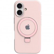 Чохол Silicone Case Full Protective with Ring для Apple iPhone 16 Plus (6.7") Pink