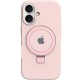 Чохол Silicone Case Full Protective with Ring для Apple iPhone 16 Plus (6.7") Pink