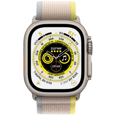 Ремінець Hoco WA14 Original series для Apple watch (38/40/41mm) Yellow with White