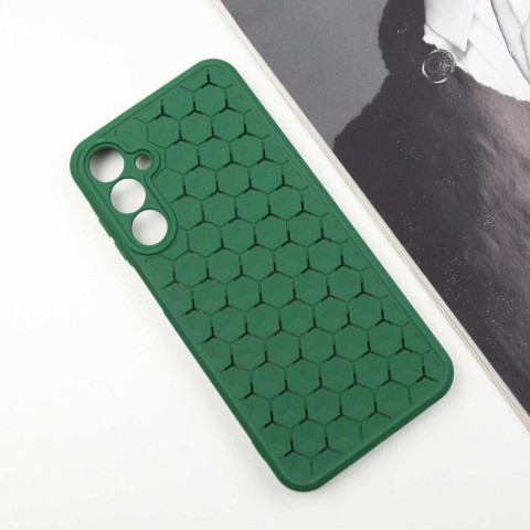 Чохол TPU Honeycomb для Samsung Galaxy A25 5G Зелений / Cyprus Green