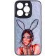 TPU+PC чохол Prisma Ladies для Apple iPhone 14 Pro Max (6.7") Rabbit