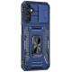 Ударостійкий чохол Camshield Army Ring для Samsung Galaxy S23 FE Синій / Navy