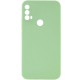 Чохол Silicone Cover Lakshmi Full Camera (AAA) для Motorola Moto E40 М'ятний / Mint