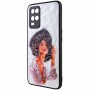 TPU+PC чохол Prisma Ladies для Oppo A54 4G Girl in a hat