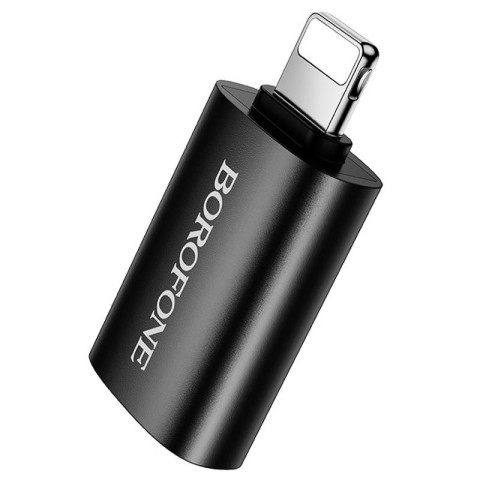Перехідник Borofone BV26 Lightning Male to USB Female USB2.0 Black