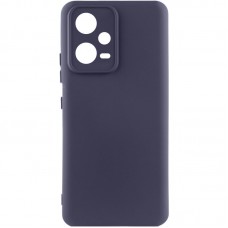 Чохол Silicone Cover Lakshmi Full Camera (AAA) для Xiaomi Poco X5 5G / Redmi Note 12 5G Сірий / Dark Gray