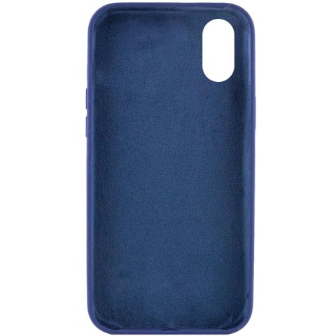 Чохол Silicone Case Full Protective (AA) NO LOGO для Apple iPhone XR (6.1") Синій / Deep navy