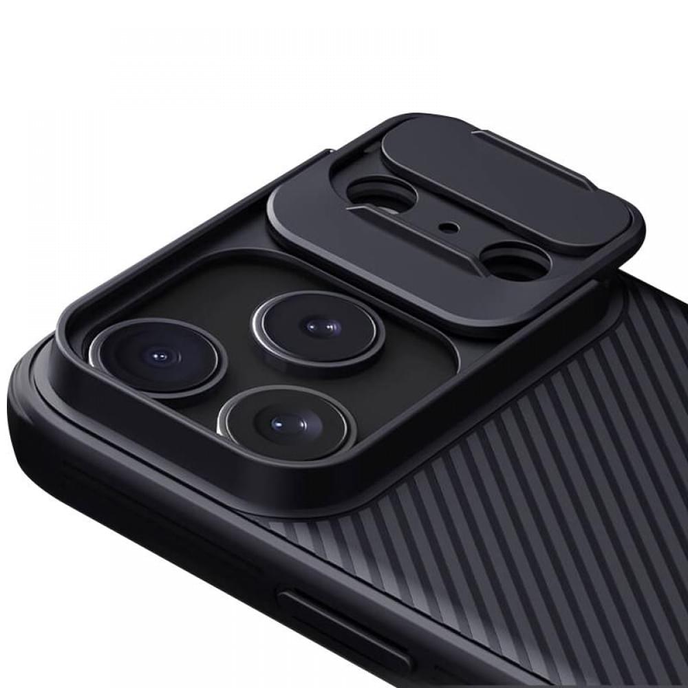 Карбонова накладка Nillkin CamShield Pro Magnetic для Apple iPhone 17 Pro (6.3") Black