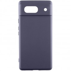 Чохол Silicone Cover Lakshmi Full Camera (AAA) для Google Pixel 7a Сірий / Dark Gray