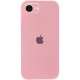 Чохол Silicone Case Full Camera Protective (AA) для Apple iPhone 16e (6.1") Рожевий / Light pink