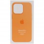 Чохол Silicone case (AAA) full with Magsafe and Animation для Apple iPhone 13 Pro (6.1") Помаранчевий / Marigold