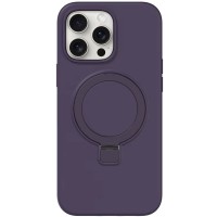 Чохол Silicone Case Full Protective NO LOGO with Ring для Apple iPhone 14 Pro (6.1") Purple