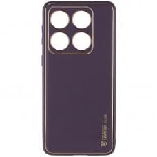Шкіряний чохол Xshield для Xiaomi 14 Pro Фіолетовий / Dark Purple