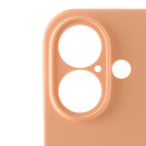 Чохол Silicone Case Full Camera Protective (AA) для Apple iPhone 16 (6.1") Помаранчевий / Cantaloupe