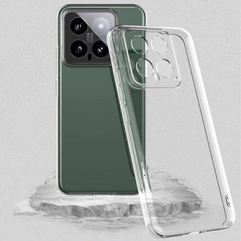 TPU чохол Epic Transparent 1,5mm Full Camera для Xiaomi 14 Pro Безбарвний (прозорий)