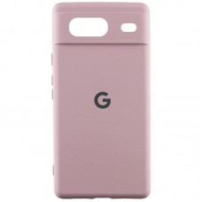 Чохол Silicone Cover Lakshmi Full Camera (AAA) with Logo для Google Pixel 8a Рожевий / Pink Sand