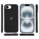 Чохол Silicone Case Full Protective (AA) для Apple iPhone 16e (6.1") Чорний / Black