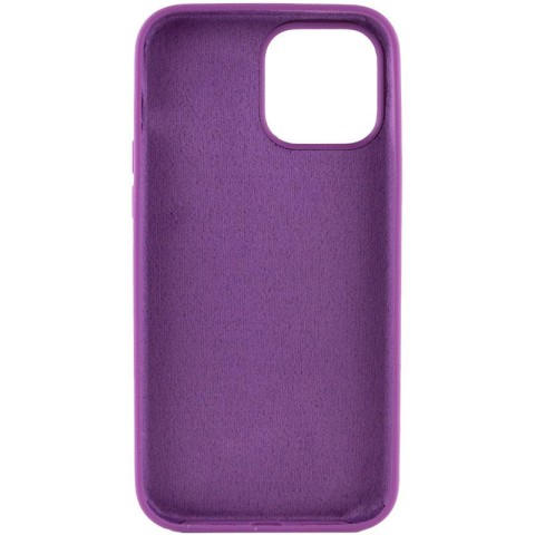 Чохол Silicone Case Full Protective (AA) NO LOGO для Apple iPhone 15 Pro Max (6.7") Фіолетовий / Grape