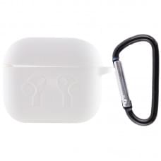 Силіконовий футляр для навушників AirPods 3 Білий / White