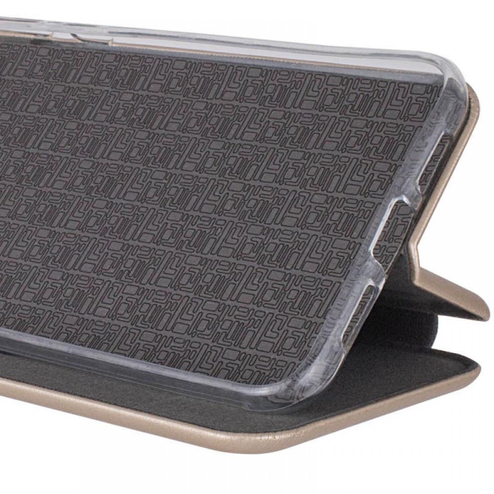 Шкіряний чохол (книжка) Classy для Samsung Galaxy A12 Золотий