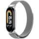 Ремінець Milanese Loop New Design для Xiaomi Mi Band 8/9/10 Silver