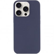 Чохол Silicone Case Full Protective (AA) NO LOGO для Apple iPhone 14 Pro Max (6.7") Темно-синій / Midnight blue