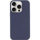 Чохол Silicone Case Full Protective (AA) NO LOGO для Apple iPhone 14 Pro Max (6.7") Темно-синій / Midnight blue