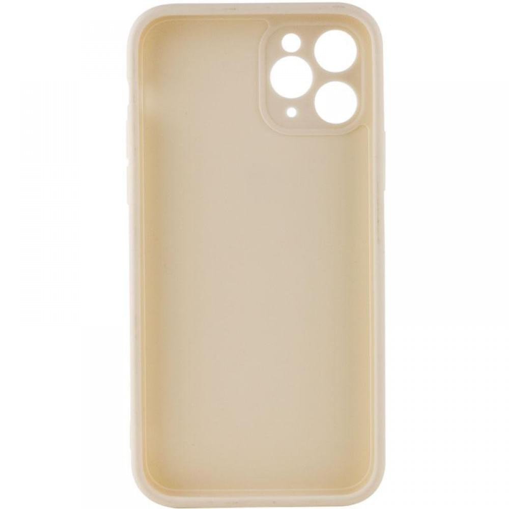 Силіконовий чохол Candy Full Camera для Apple iPhone 11 Pro Max (6.5") Бежевий / Antique White