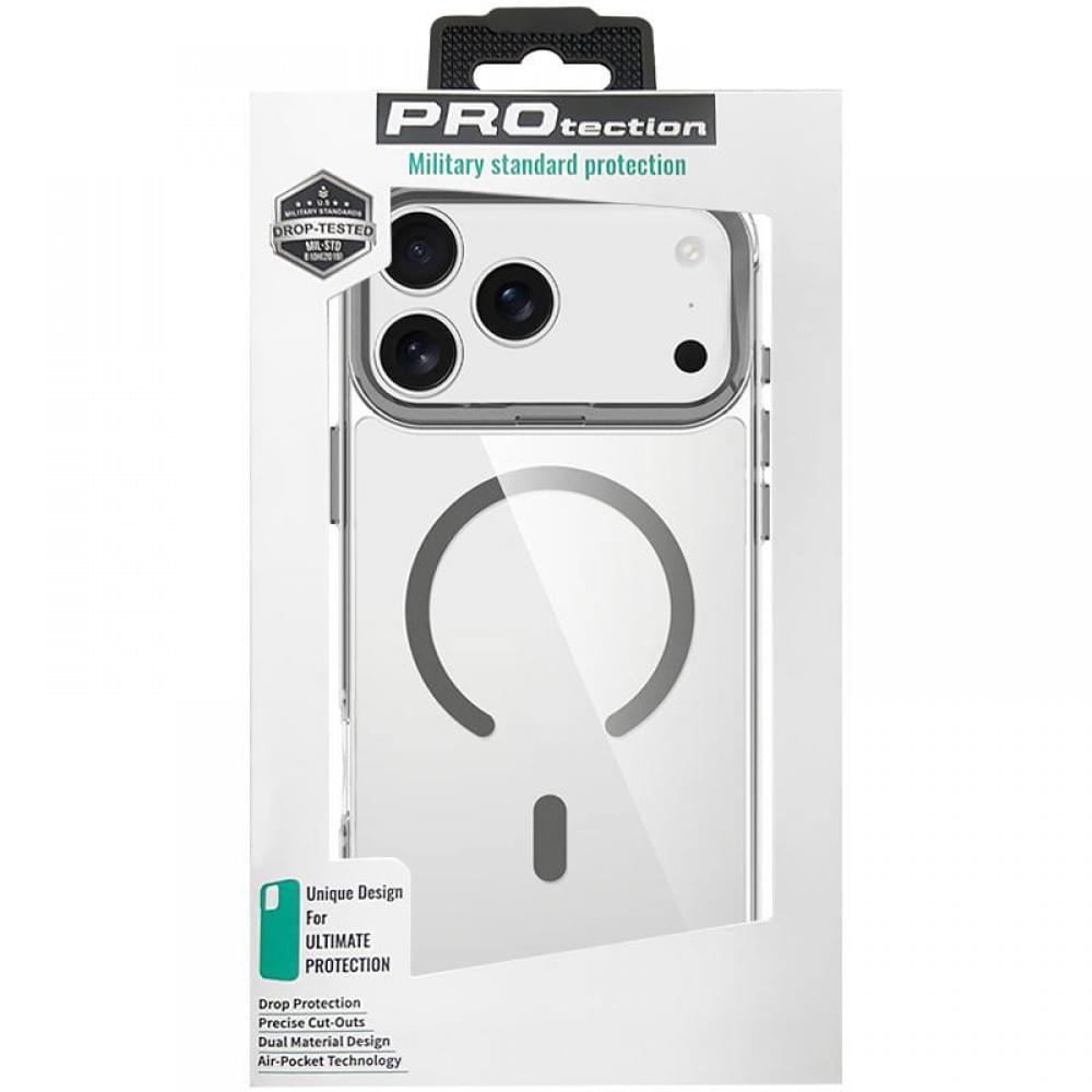 Чохол TPU Space Case Apex with MagSafe для Apple iPhone 17 Pro Max (6.9") Grey