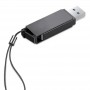 Флеш накопичувач USAMS US-ZB195 USB3.0 Rotatable High Speed Flash Drive 32 Gb Iron-grey