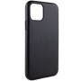 Шкіряний чохол Leather Case (AA Plus) для Apple iPhone 11 Pro Max (6.5") Black