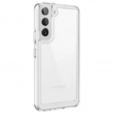 Чохол TPU+PC Clear 2.0 mm metal buttons для Samsung Galaxy S22 Прозорий