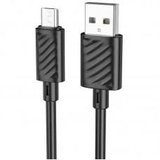 Дата кабель Hoco X88 Gratified USB to Micro-USB (1m) Black