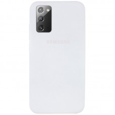 Чохол Silicone Cover Full Protective (AA) для Samsung Galaxy Note 20 Білий / White