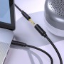 Аудіо кабель Borofone BL12 3.5 audio extension cable Male to Female (2m) Чорний