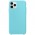 Чохол Silicone Case without Logo (AA) для Apple iPhone 11 Pro Max (6.5") Блакитний / Ice Blue
