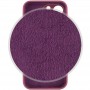 Чохол Silicone Case Full Camera Protective (AA) для Apple iPhone 14 Pro Max (6.7") Бордовий / Plum