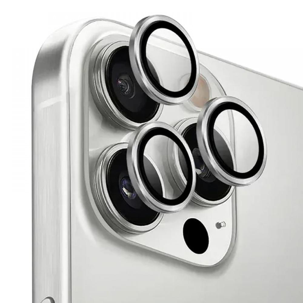 Захисне скло Metal Classic на камеру (у упак.) для Apple iPhone 17 Pro (6.3") / 17 Pro Max (6.9") Срібний / Silver