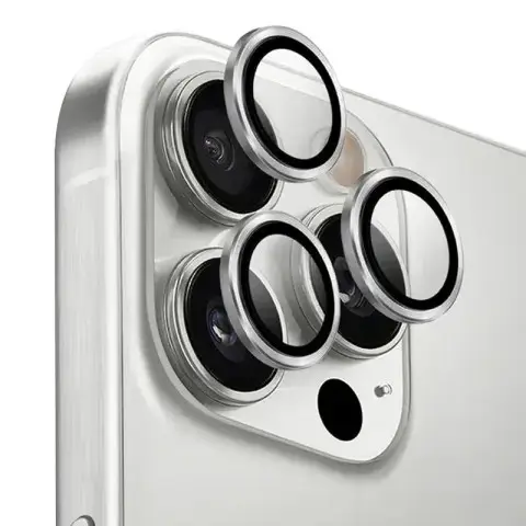 Захисне скло Metal Classic на камеру (у упак.) для Apple iPhone 17 Pro (6.3") / 17 Pro Max (6.9") Срібний / Silver