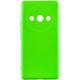 Чохол TPU GETMAN Liquid Silk Full Camera для Xiaomi Redmi A3 Салатовий / Neon Green