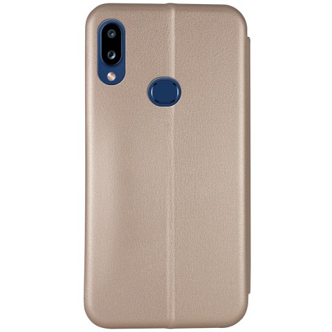 Шкіряний чохол-книжка Classy для Samsung Galaxy A10s Золотий