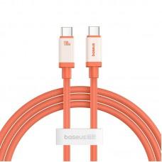 Дата кабель Baseus 0°C Series Fast Charging Type-C to Type-C 100W (1m) (P10368800731) Canyon Coral