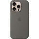 Чохол Silicone case (AAA) with Magsafe and Animation (button) для Apple iPhone 16 Pro (6.3") Stone Grey