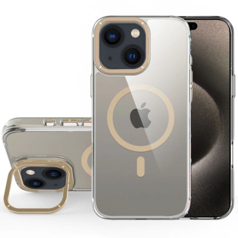 Чохол TPU Space Case Apex with MagSafe для Apple iPhone 13 / 14 / 15 (6.1") Gold