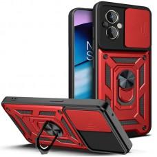 Ударостійкий чохол Camshield Serge Ring для Xiaomi Poco M5 Червоний