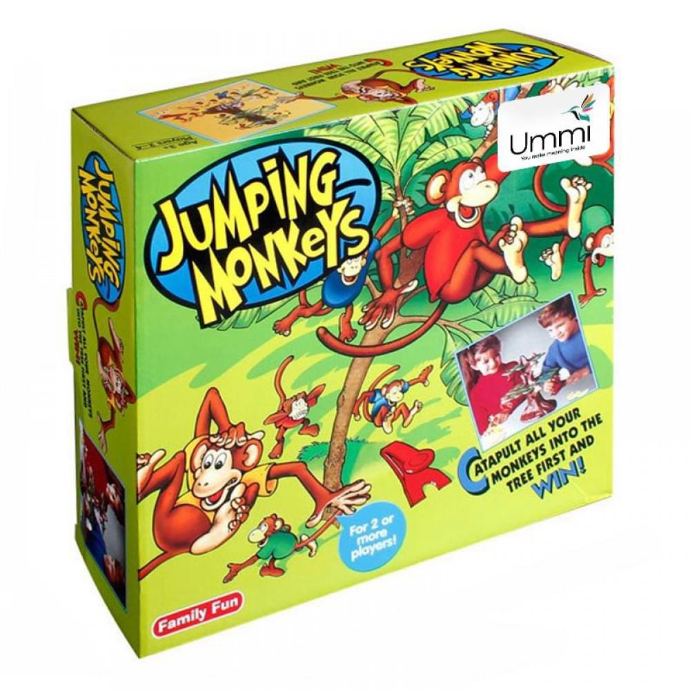 Настільна інтерактивна гра Ummi 707-31 Jumping Monkeys Game Brown / Green