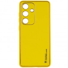 Шкіряний чохол Xshield для Samsung Galaxy S23 FE Жовтий / Yellow