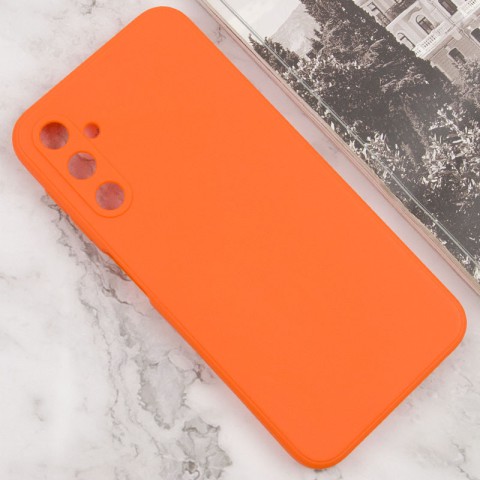 Силіконовий чохол Candy Full Camera для Samsung Galaxy A24 4G Помаранчевий / Orange